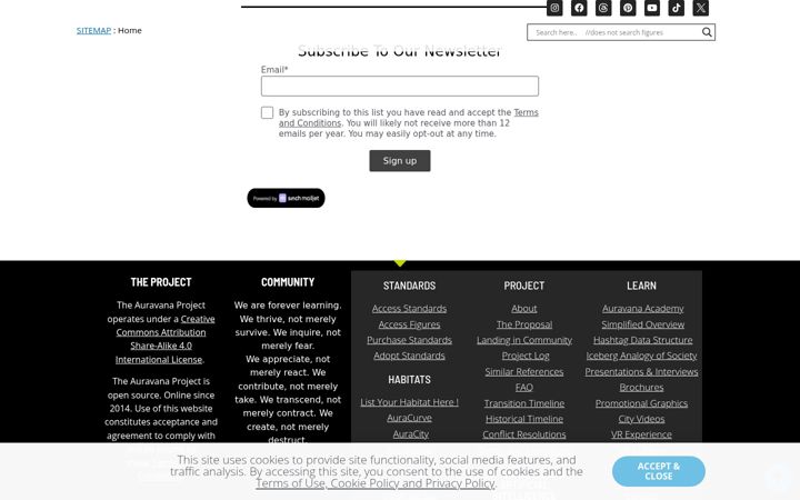 Screenshot of auravana.com