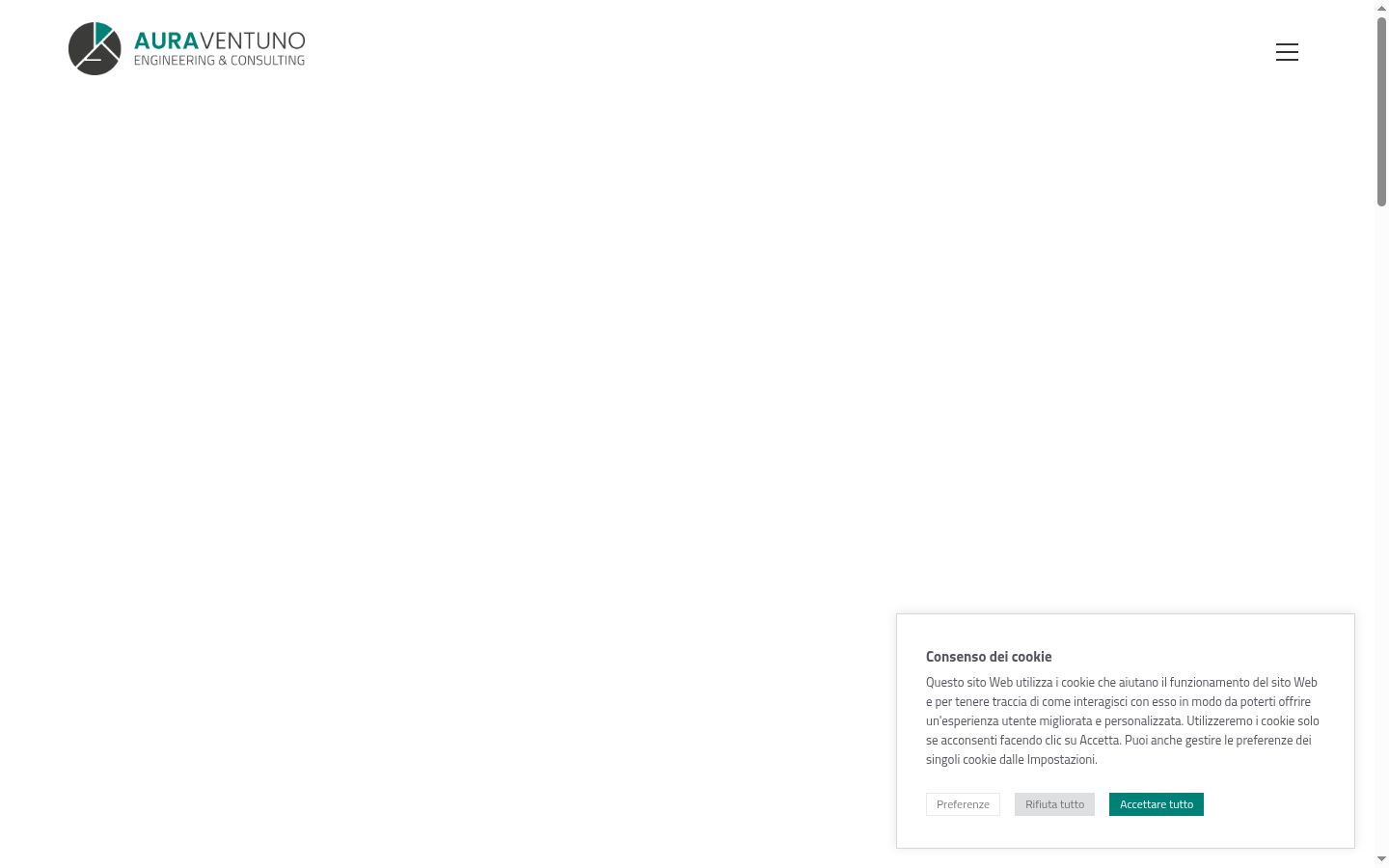 Screenshot des Einwilligungsbanners vor jeglicher Interaktion
