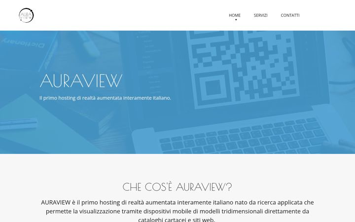 Screenshot of auraview.it