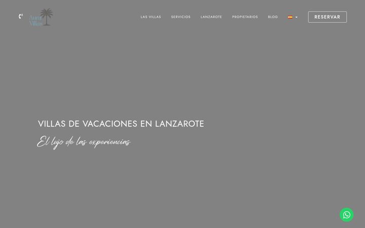 Snimka zaslona za auravillaslanzarote.com
