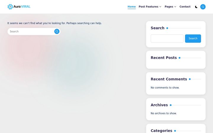 Screenshot of auraviral.com
