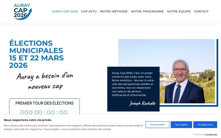 Screenshot of auraycap2026.fr