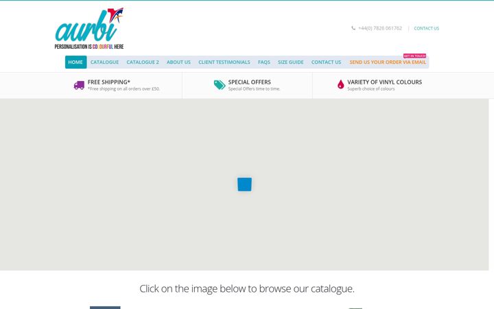 Screenshot of aurbi.co.uk