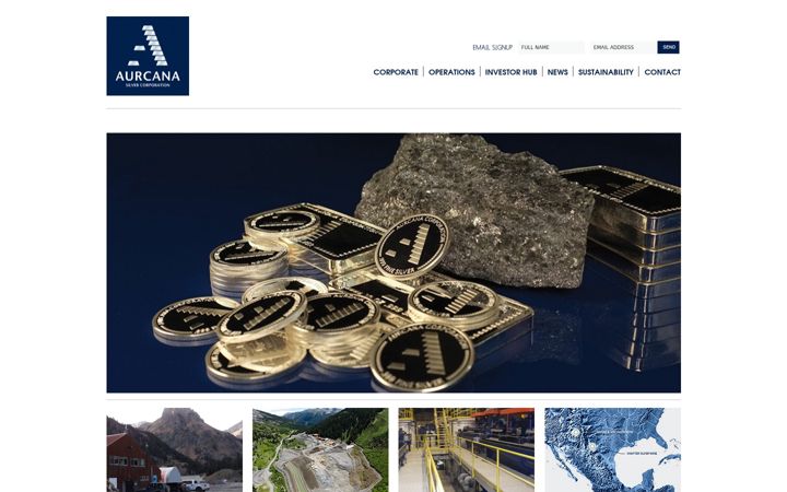 Screenshot of aurcana.com