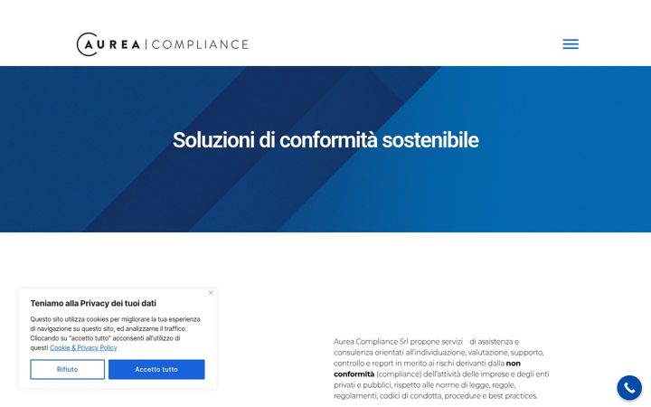 Screenshot of aureacompliance.it