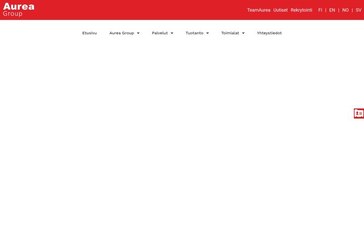 Captura de pantalla de aureagroup.fi
