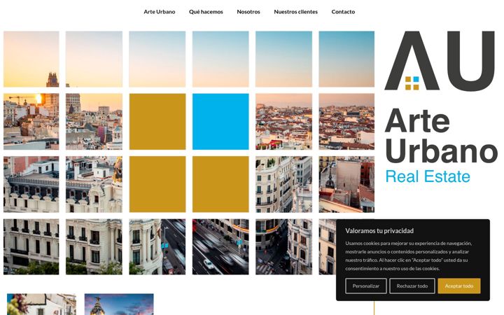 Screenshot of aurealestate.es