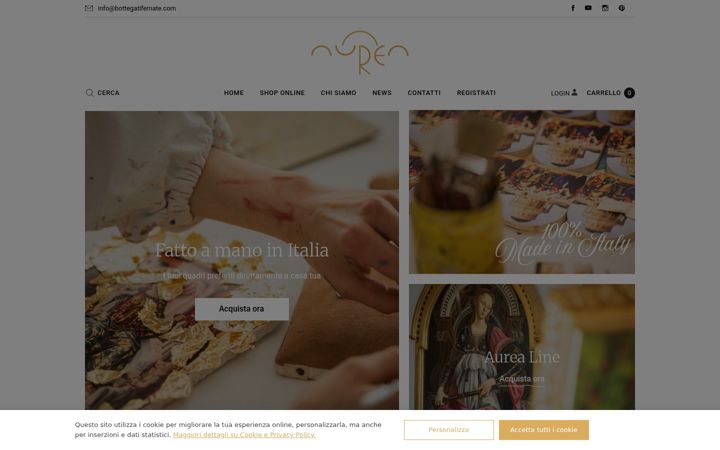 Screenshot of aurealine.com