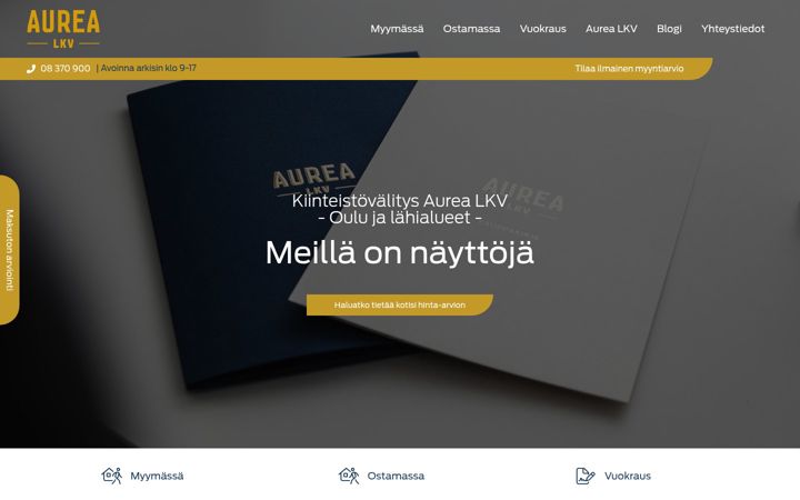 Captura de pantalla de aurealkv.fi