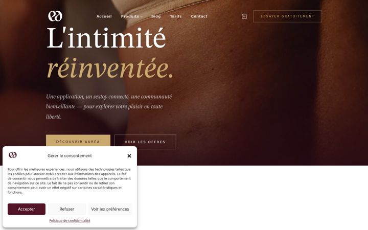 Screenshot of aureambway.com