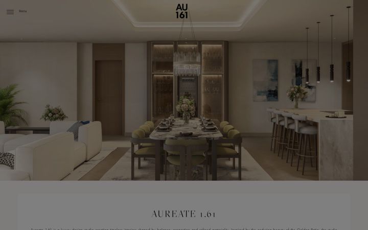 Screenshot of aureate161.com