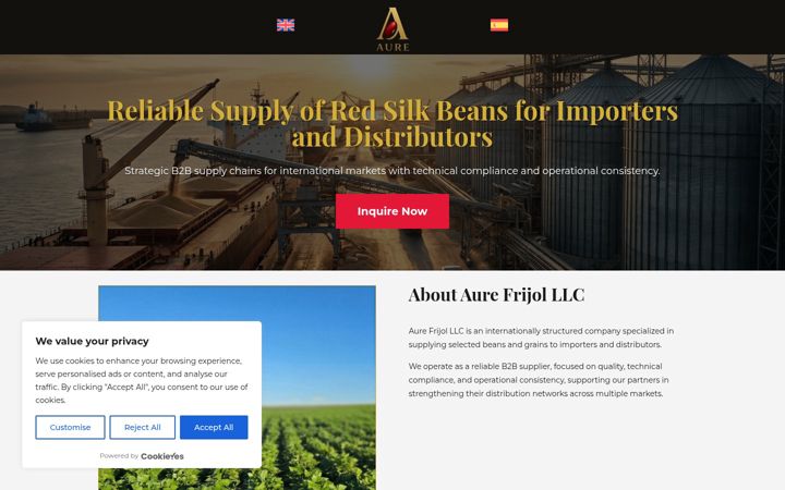 Screenshot of aurefrijol.com