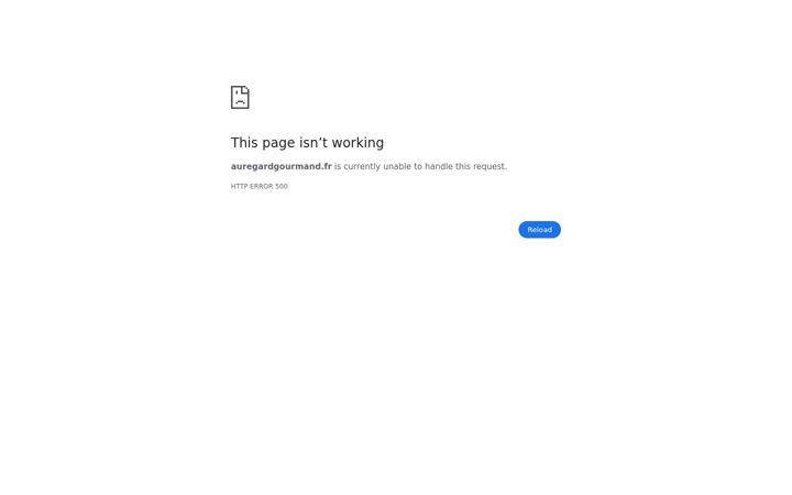 Screenshot of auregardgourmand.fr