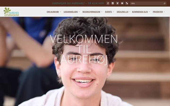 Snimka zaslona za aurehoej.dk