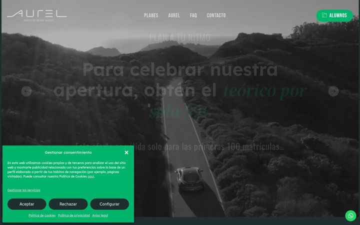Screenshot of aurel.es
