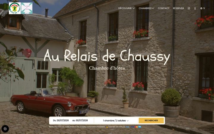 Screenshot of aurelaisdechaussy.com