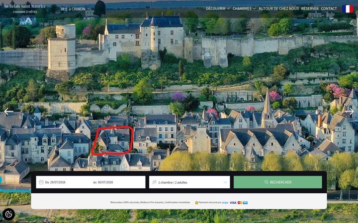 Screenshot of aurelaissaintmaurice.com