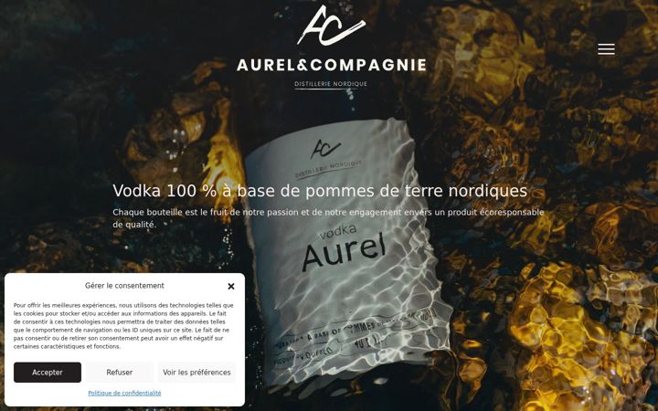 Screenshot of aureletcompagnie.com