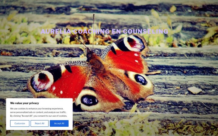 Screenshot of aureliacoachingencounseling.nl