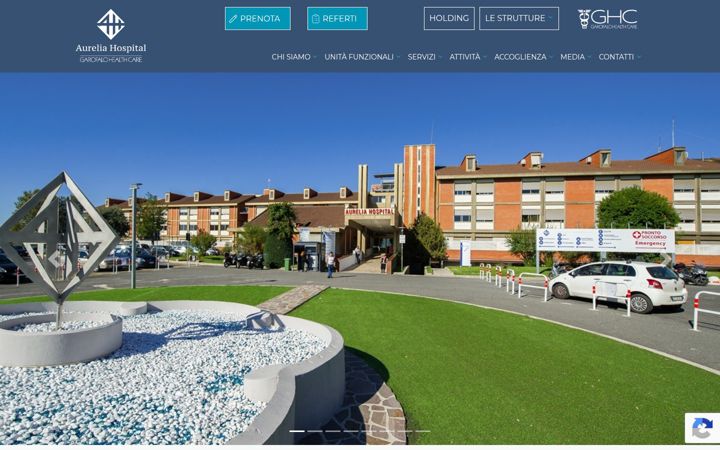 Screenshot of aureliahospital.com
