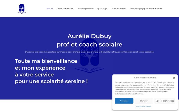 Captura de ecrã de aurelie-dubuy.fr