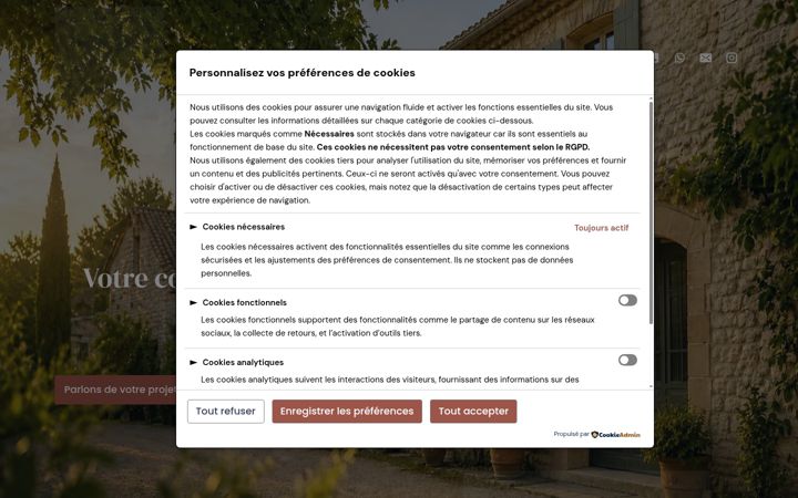 Captura de ecrã de aurelie-immobilier.fr