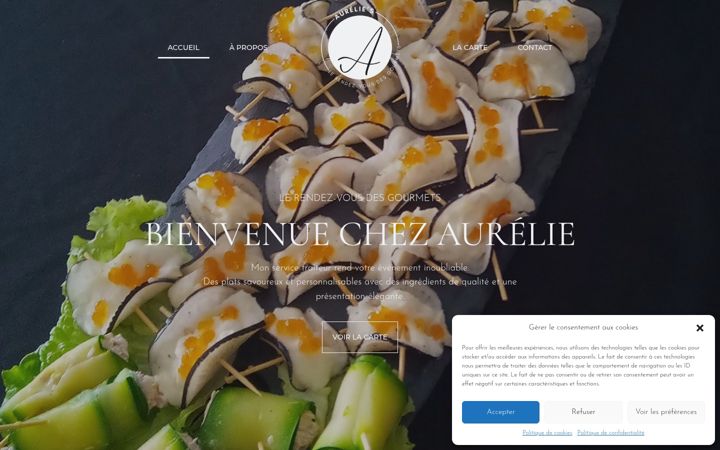 Captura de ecrã de aurelie-lerdvdesgourmets.fr