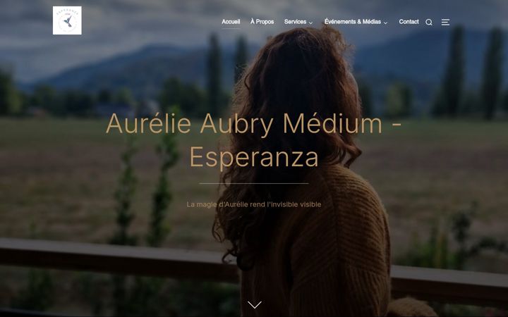 Screenshot van aurelieaubrymedium.com