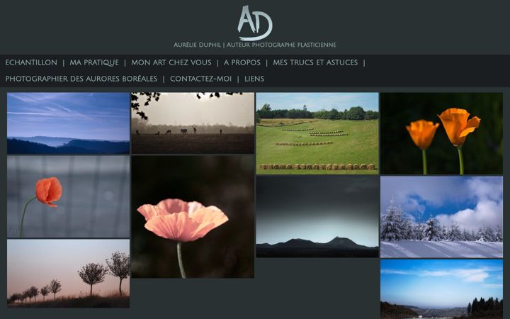 Screenshot of aurelieduphil.com