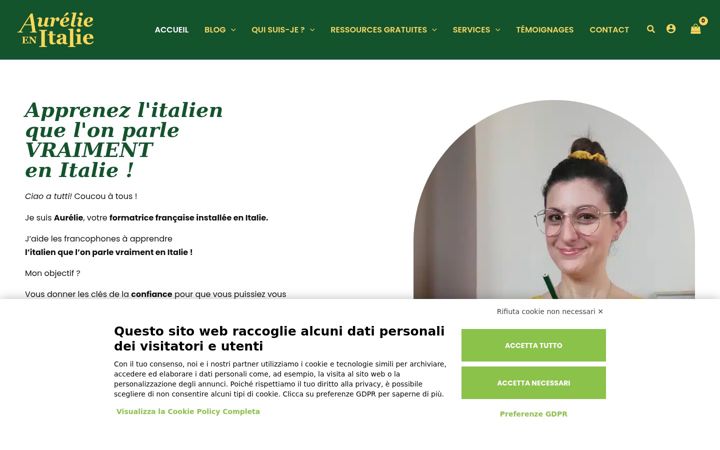 Képernyőkép: aurelieenitalie.com