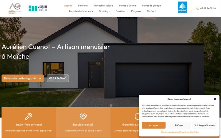 Screenshot of aurelien-cuenot-lexpertfenetre.com