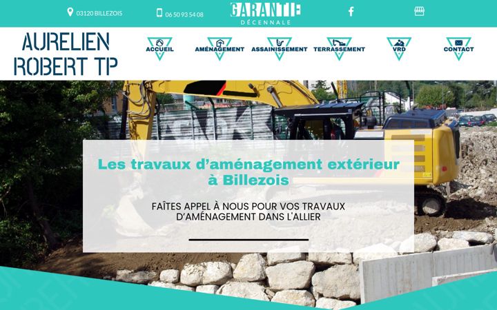 Screenshot of aurelien-robert-tp.fr
