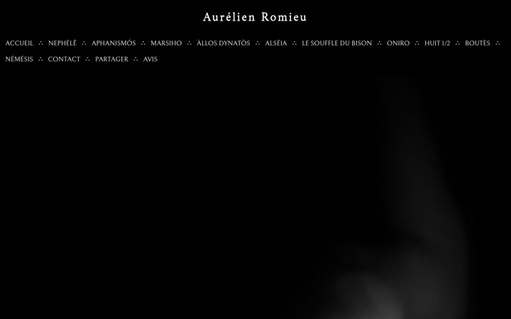 Screenshot of aurelienromieu.com