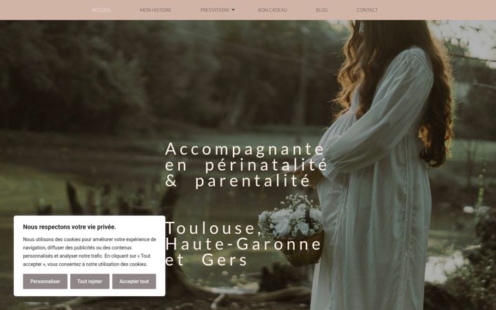 Screenshot of aurelierocadoula.com