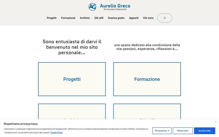 Screenshot of aureliogreco.altervista.org