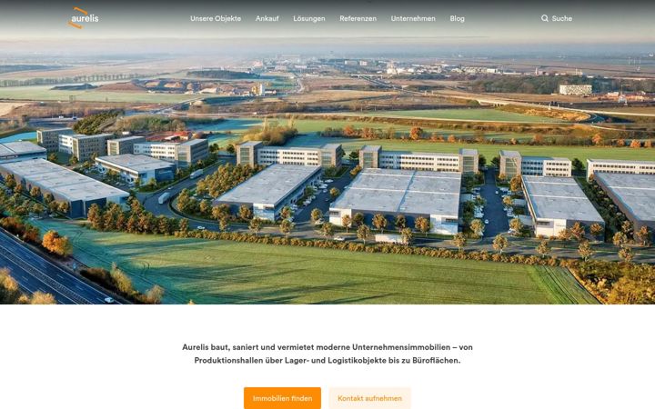 Screenshot of aurelis.de