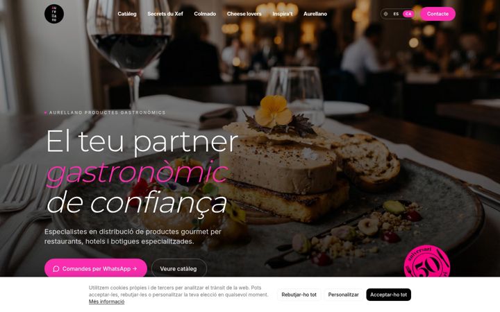 Screenshot of aurellano.com