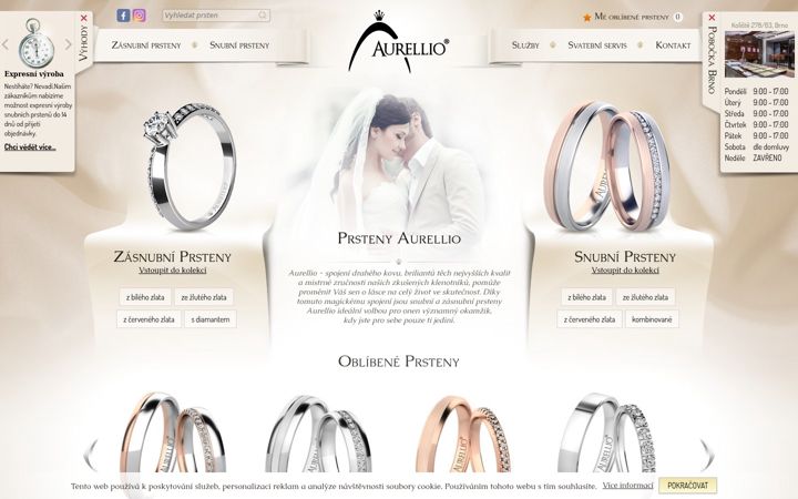 Screenshot of aurellio.cz