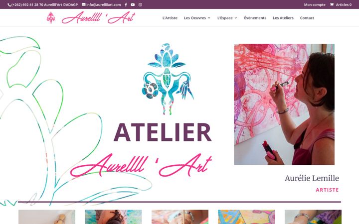 Ekrānuzņēmums no aurellllart.com