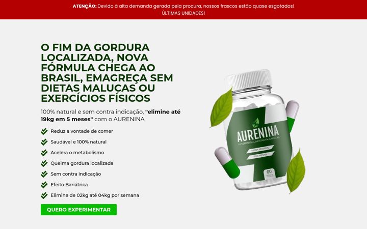 Screenshot of aurenina.com