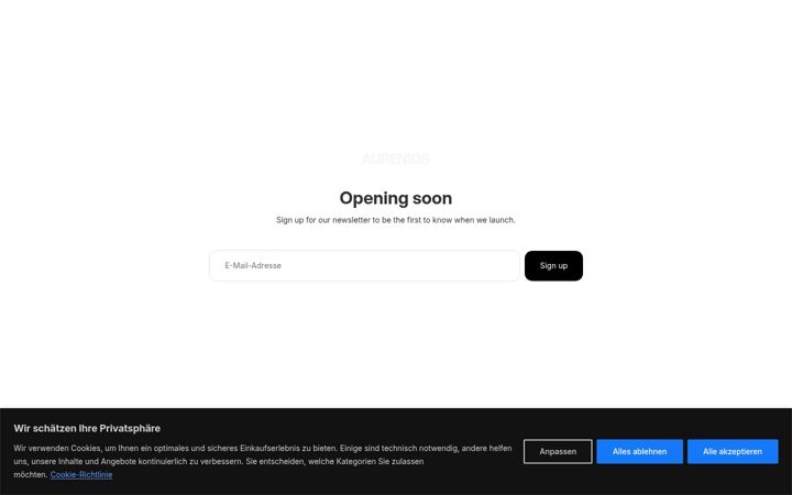 Screenshot of aurenios.com