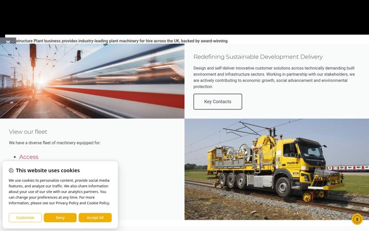 Snímek obrazovky aureosinfrastructureplant.com