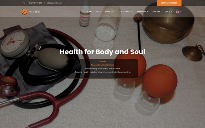 Screenshot of auretiel.com