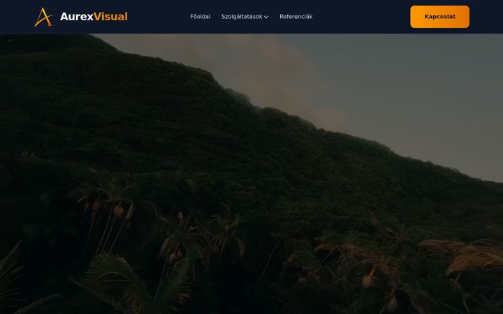 Screenshot of aurexvisual.hu