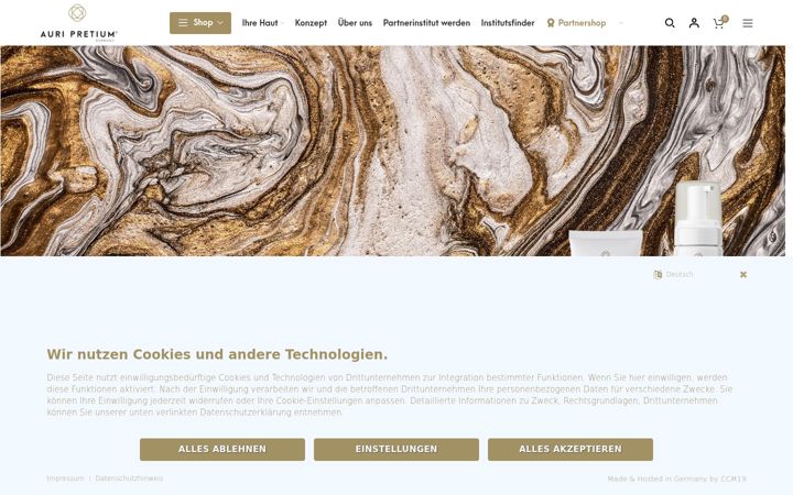 Zrzut ekranu auri-pretium.com