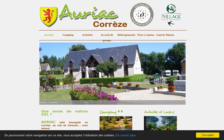 Screenshot of auriac.fr