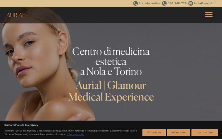 Screenshot of aurial.it