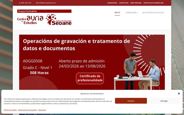Screenshot of auriaseoane.es