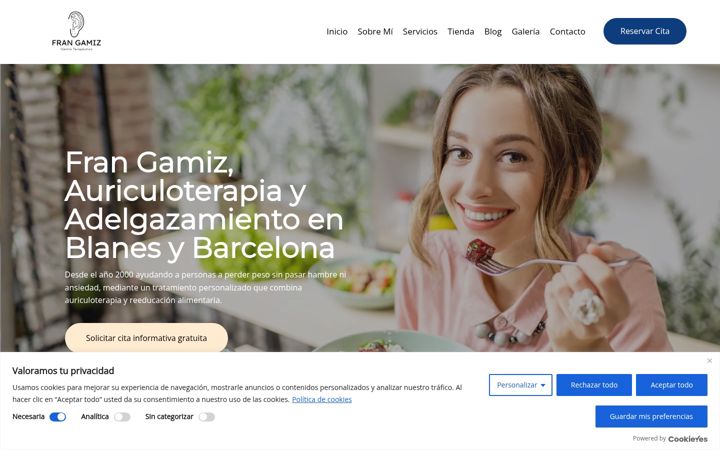 Zrzut ekranu auriculoterapiafrangamiz.com