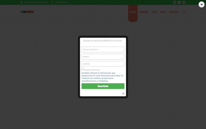 Screenshot von aurikids.com